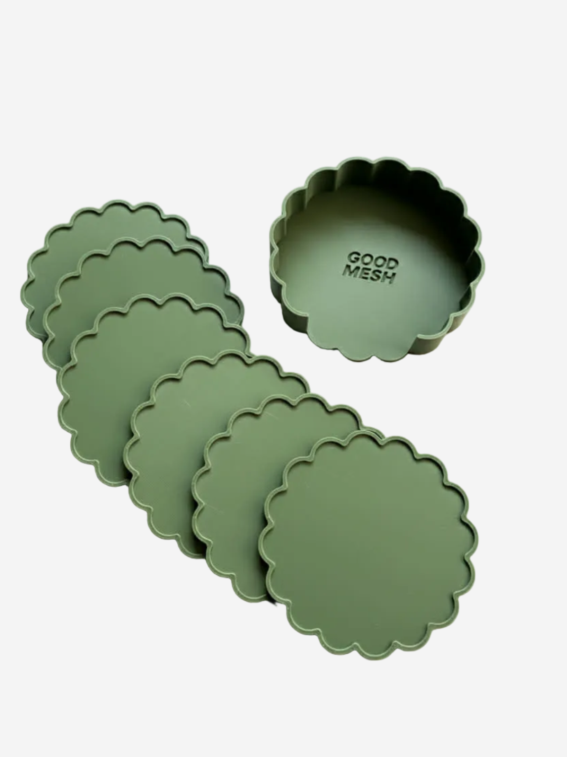 Podstawki pod szklanki - MugHaven - Olive Green